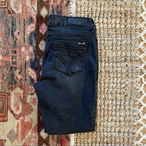 Seven 7 Black Stretch Legging Jean